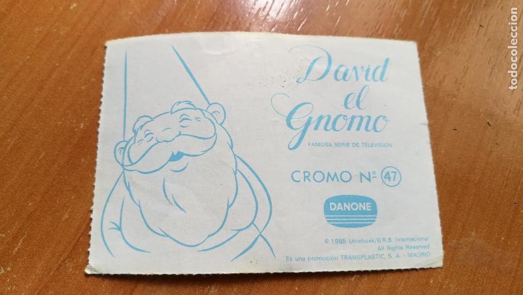 Coleccionismo cromos antiguos: CROMO DAVID EL GNOMO N&ordm;47 DANONE 1985 - Foto 1