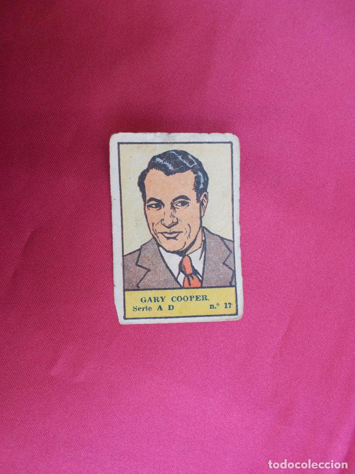 Coleccionismo cromos antiguos: GARY COOPER. SERIE A D. N&ordm; 17. - Foto 1