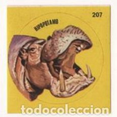 Coleccionismo Cromos antiguos: (TC-18) DIFICIL CROMO LAS VACACIONES DE MORTADELO DE BRUGUERA Nº 207 HIPOPOTAMO. Lote 83582060