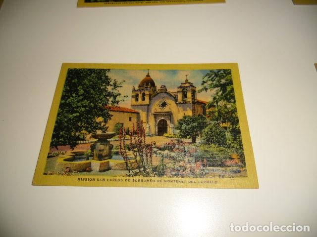 Sammeln alte Sammelbilder: caj-35 CROMO NUNCA PEGADO MISSION SAN CARLOS DE BORROMEO DE MONTEREY DEL CARMELO