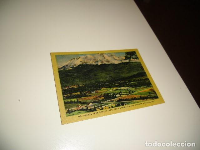 Colecionismo Cromos antigos: caj-35 CROMO NUNCA PEGADO MT SHASTA FROM SHASTA CITY CALIFORNIA CASCADE WONDERLAND