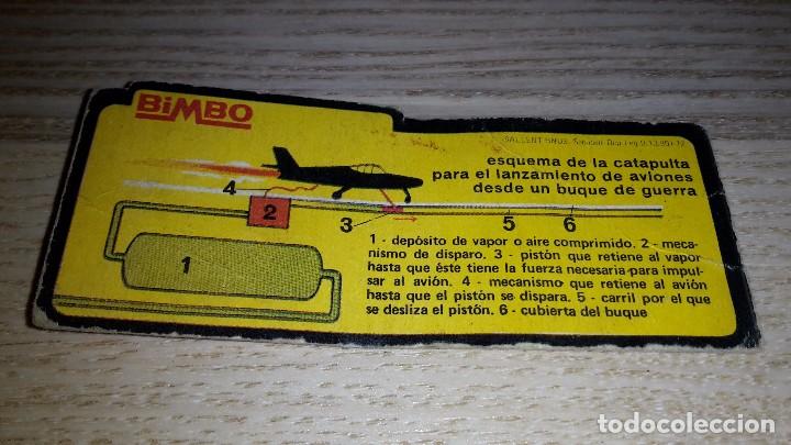 Coleccionismo cromos antiguos: Cromo Inventos Bimbo. N&uacute;mero 97 La Catapulta - Foto 2