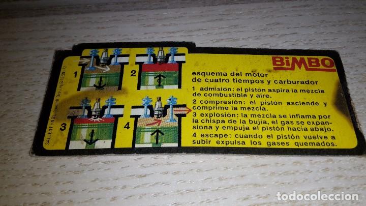 Coleccionismo cromos antiguos: Cromo Inventos Bimbo. N&uacute;mero 24 El motor de explosi&oacute;n - Foto 2