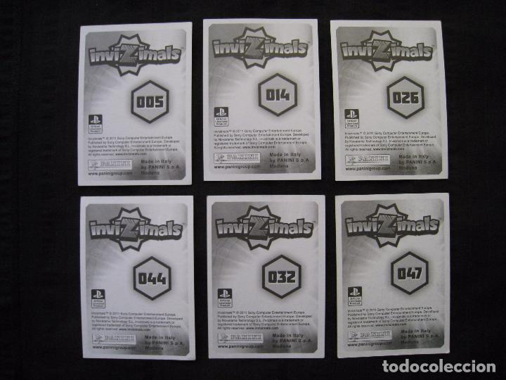 Coleccionismo cromos antiguos: LOTE 6 CROMOS - INVIZIMALS - PANINI 2011. - Foto 3