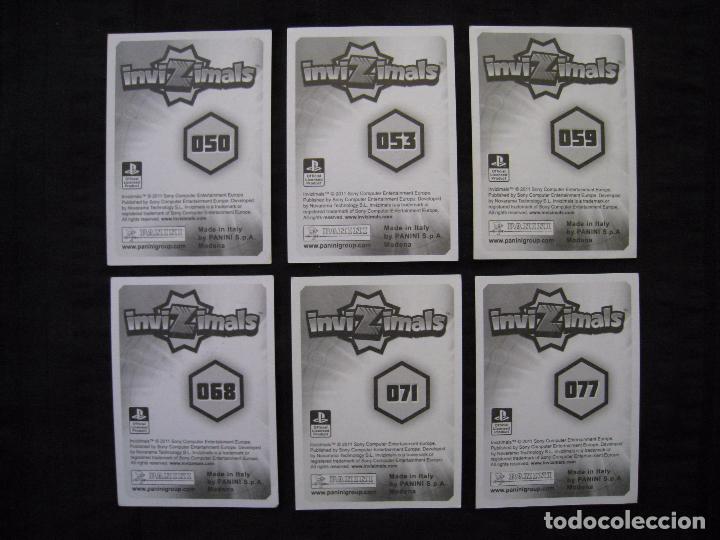 Coleccionismo cromos antiguos: LOTE 6 CROMOS - INVIZIMALS - PANINI 2011. - Foto 3
