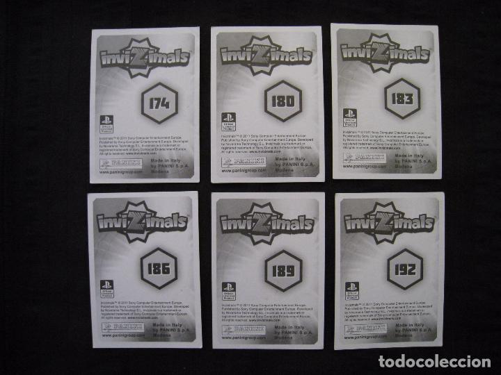 Coleccionismo cromos antiguos: LOTE 6 CROMOS - INVIZIMALS - PANINI 2011. - Foto 3