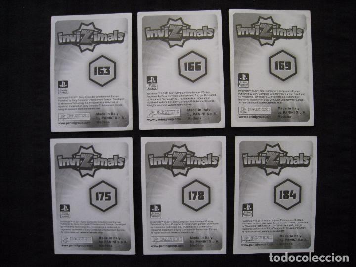 Coleccionismo cromos antiguos: LOTE 6 CROMOS - INVIZIMALS - PANINI 2011. - Foto 3