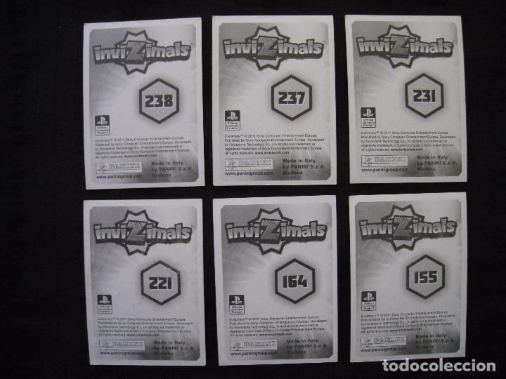 Coleccionismo cromos antiguos: LOTE 6 CROMOS - INVIZIMALS - PANINI 2011. - Foto 3