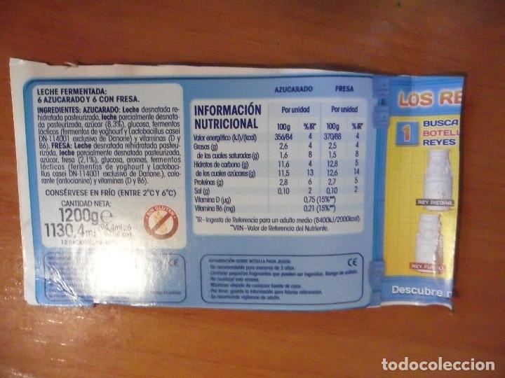 Coleccionismo cromos antiguos: ACTIMEL DANONE PEGATINA STICKER CROMO SIN PEGAR - Foto 3