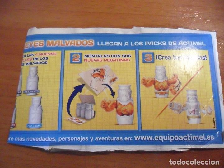 Coleccionismo cromos antiguos: ACTIMEL DANONE PEGATINA STICKER CROMO SIN PEGAR - Foto 3