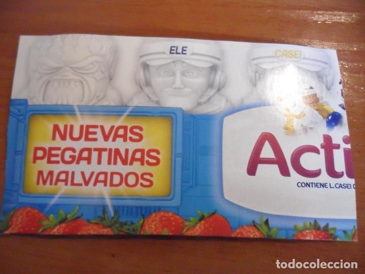 Coleccionismo cromos antiguos: ACTIMEL DANONE PEGATINA STICKER CROMO SIN PEGAR - Foto 3