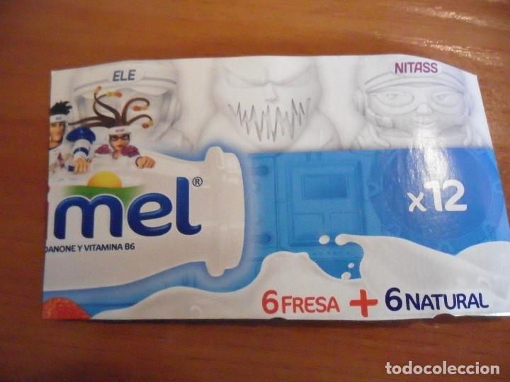 Coleccionismo cromos antiguos: ACTIMEL DANONE PEGATINA STICKER CROMO SIN PEGAR - Foto 3