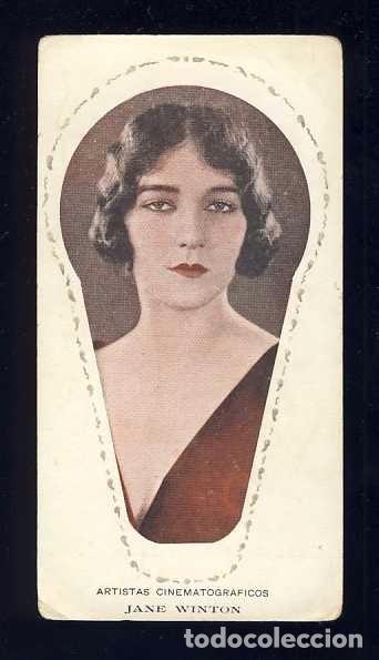 Coleccionismo cromos antiguos: Cromo de cine: Artistas cinematograficos. Jane Winton (Serie 2 num. 5)