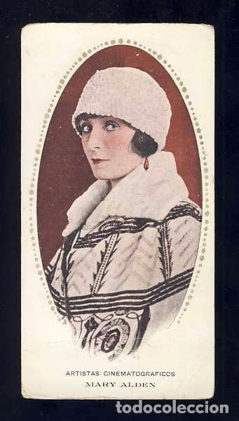 Coleccionismo cromos antiguos: Cromo de cine: Artistas cinematograficos. Mary Alden (Serie 1 num. 11)
