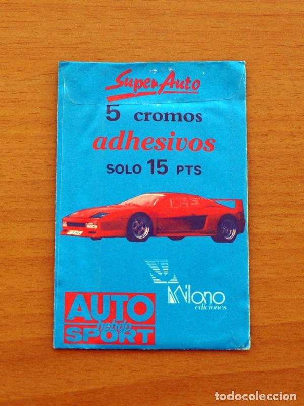 Coleccionismo cromos antiguos: Sobre de cromos sin abrir - Super Auto - Ediciones Milano - Foto 2