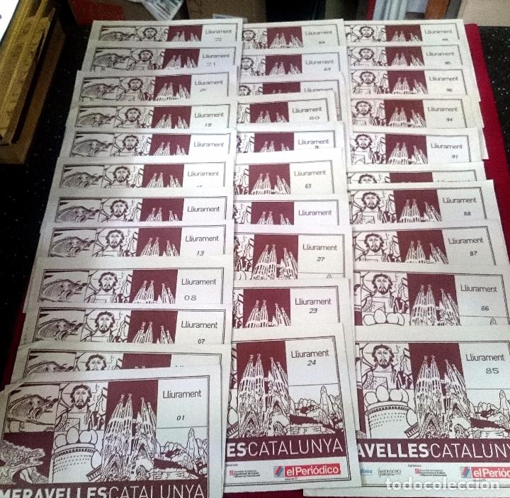 Coleccionismo cromos antiguos: 32 sobres de Mervelles Catalunya ... sin estrenar llenos - Foto 1