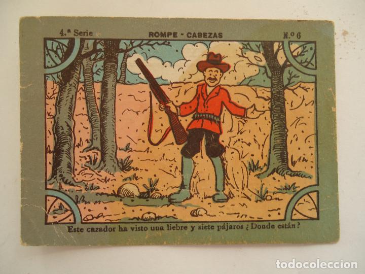 Coleccionismo Cromos antiguos: CROMO DE ROMPECABEZAS 4&deg; SERIE N&deg; 6. PUBLICIDADFARMACIA Y PERFUMERIA MARTI. A&Ntilde;OS 40
