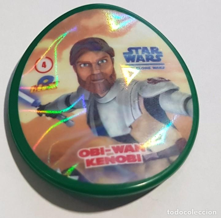 Coleccionismo cromos antiguos: TAZO STAR WARS THE CLONE WARS BLIX , NUMERO 4 - Foto 1