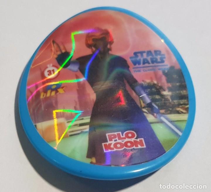 Coleccionismo cromos antiguos: TAZO STAR WARS THE CLONE WARS BLIX , NUMERO 31 - Foto 1