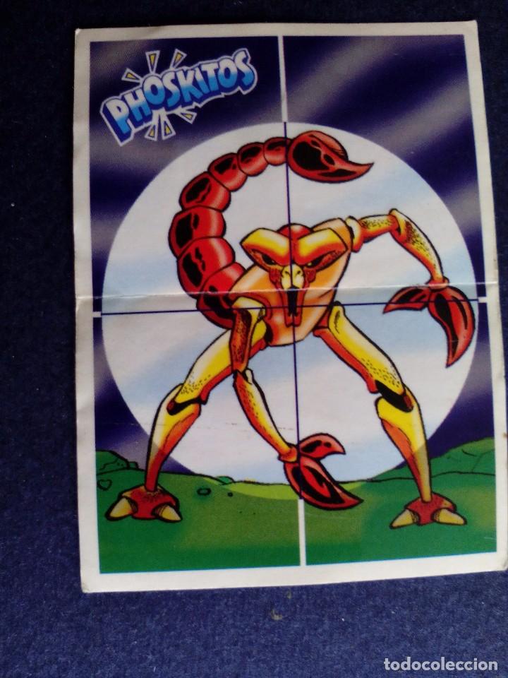 Coleccionismo cromos antiguos: cromo phoskitos cerbatak 1998 nunca pegado - Foto 1