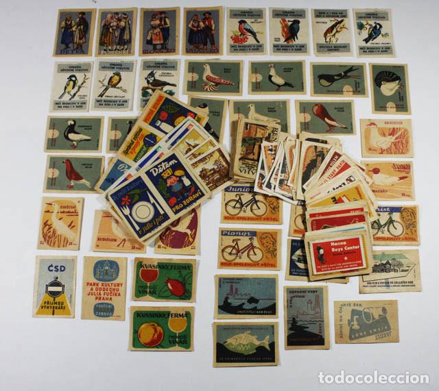 Coleccionismo cromos antiguos: ANTIGUOS 135 CROMOS CHECOSLOVACOS, CERILLAS, FOSFOROS, CHECOSLOVAQUIA,CROMO,CHECOS, MUY RAROS