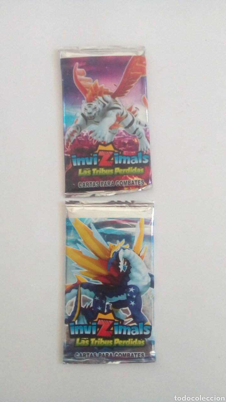 Coleccionismo cromos antiguos: 2 sobres cromos invizimals nuevos. - Foto 1