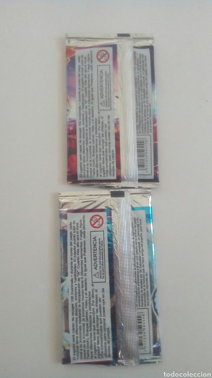 Coleccionismo cromos antiguos: 2 sobres cromos invizimals nuevos. - Foto 2