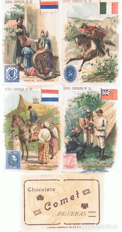 Coleccionismo cromos antiguos: LOTE 15 CROMOS DE CHOCOLATE COMET FIGUERAS - Foto 4