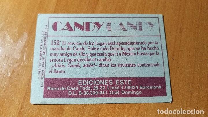 Coleccionismo cromos antiguos: CROMO CANDY CANDY N&ordm; 152 EDICIONES ESTE 1984 SIN PEGAR - Foto 2
