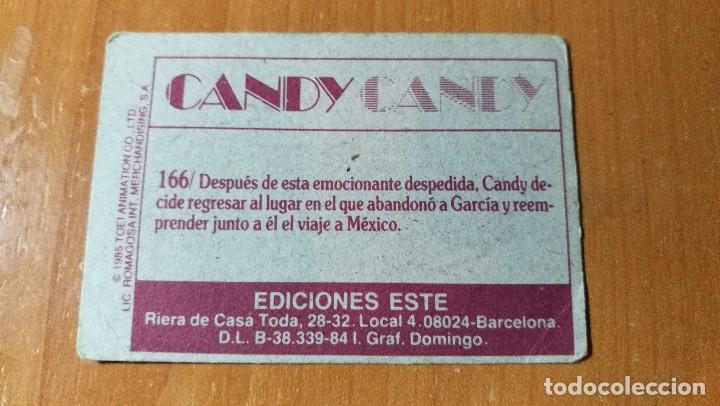 Coleccionismo cromos antiguos: CROMO CANDY CANDY N&ordm; 166 EDICIONES ESTE 1984 SIN PEGAR - Foto 2