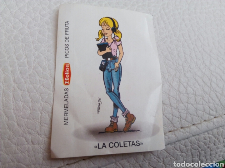 Coleccionismo cromos antiguos: CROMO PEGATINA HELIOS. LA COLETAS. - Foto 1