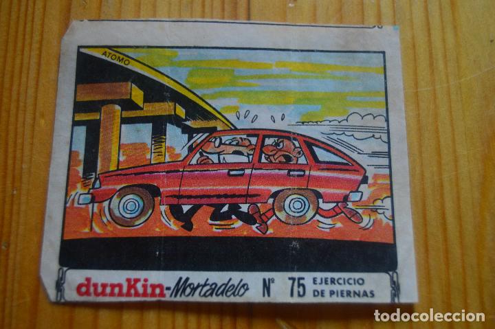 Coleccionismo cromos antiguos: DUNKIN MORTADELO Y FILEMON N&ordm; 75 * EJERCICIO DE PIERNAS ** - Foto 1