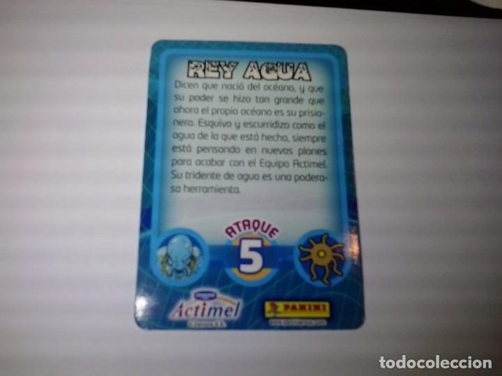 Coleccionismo cromos antiguos: CROMO ACTIMEL DANONE N&ordm; 16 REY AGUA - Foto 2