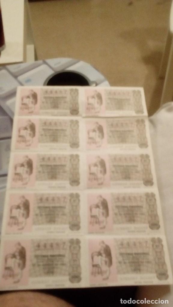 Colecionismo Cromos antigos: LOTERIA NACIONAL 26 OCTUBRE 1980