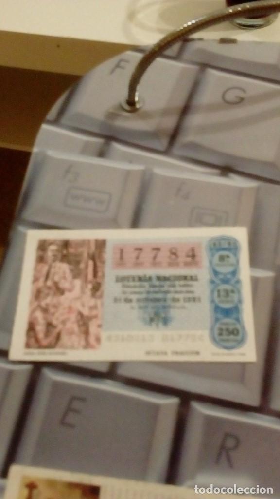 Colecionismo Cromos antigos: LOTERIA NACIONAL 31 OCTUBRE 1981