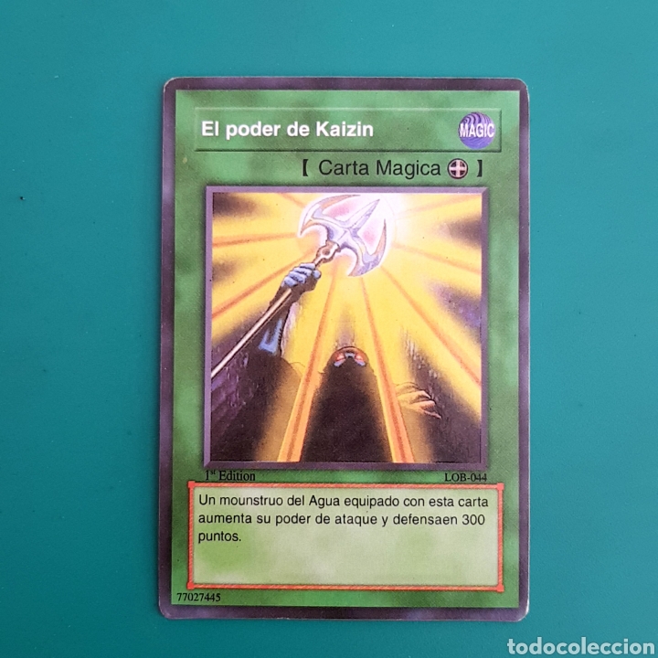 Coleccionismo cromos antiguos: CARTA YU GI OH! ? N&deg;LOB-044 EL PODER DE KAIZIN - Foto 1