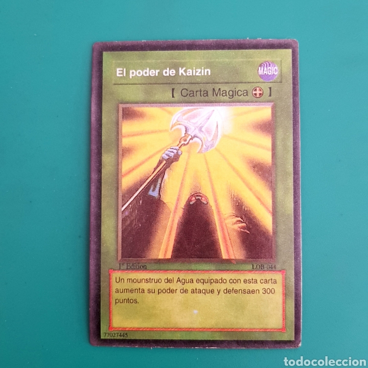 Coleccionismo cromos antiguos: CARTA YU GI OH! ? N&deg;LOB-044 EL PODER DE KAIZIN - Foto 1
