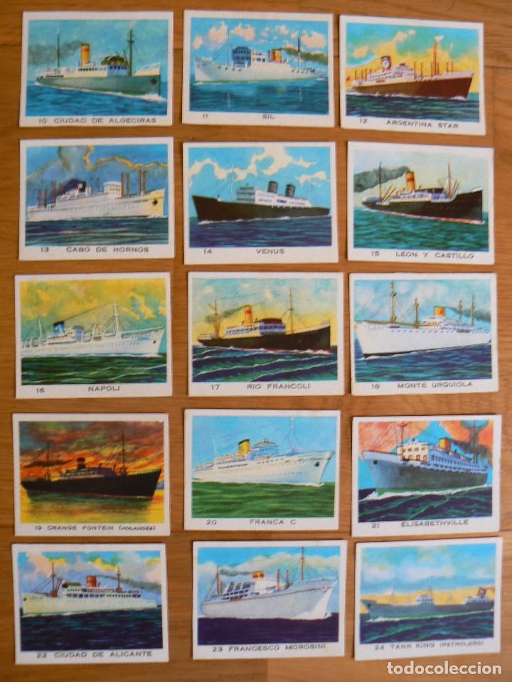 Coleccionismo cromos antiguos: 97 CROMOS BUQUES MERCANTES - Foto 1