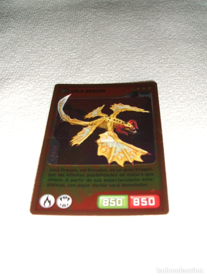 Coleccionismo cromos antiguos: Invizimals n&ordm; 49 Gold dragon - Foto 1