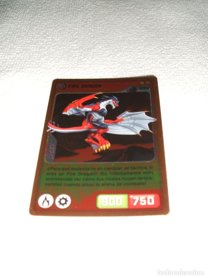 Coleccionismo cromos antiguos: Invizimals n&ordm; 48 Fire dragon - Foto 1