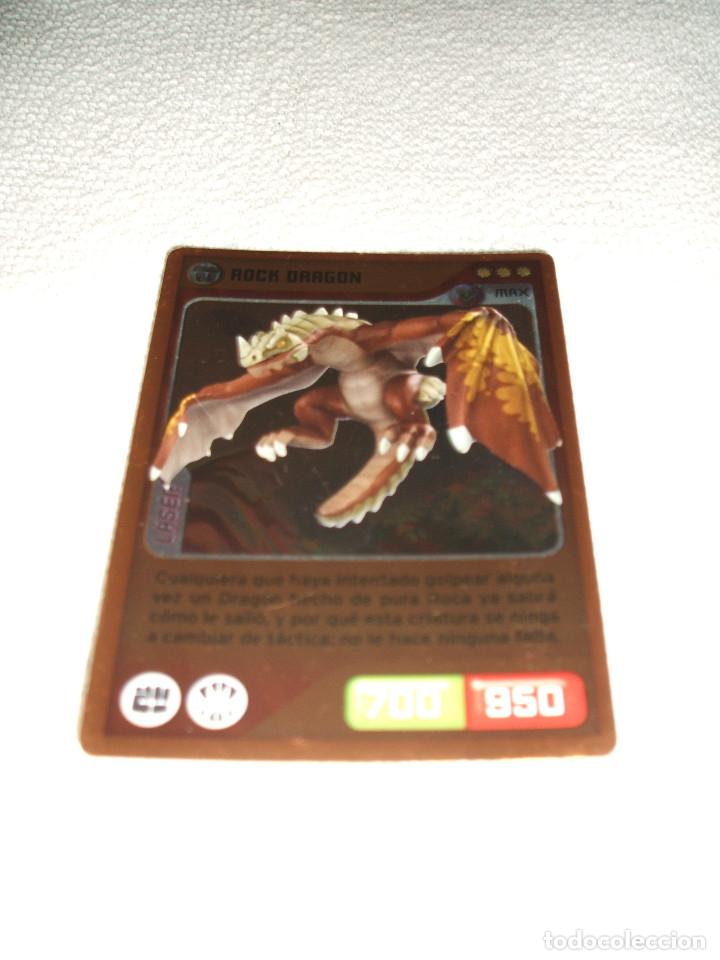 Coleccionismo cromos antiguos: Invizimals n&ordm; 188 Rock dragon - Foto 1