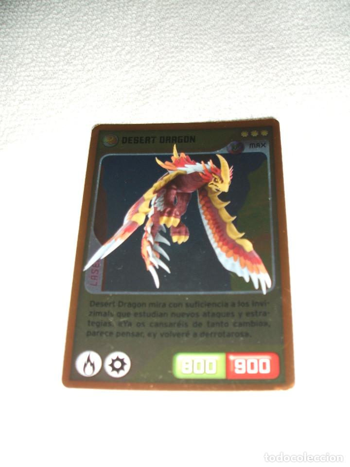 Coleccionismo cromos antiguos: Invizimals n&ordm; 100 Desert dragon - Foto 1