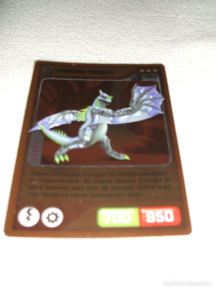 Coleccionismo cromos antiguos: Invizimals n&ordm; 187 Diamond dragon - Foto 1