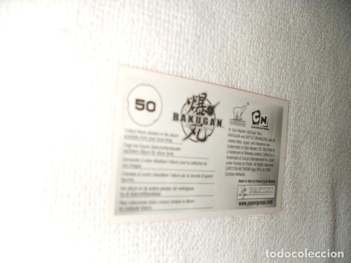 Coleccionismo cromos antiguos: Cromo Bakugan n&ordm; 50 - Foto 2