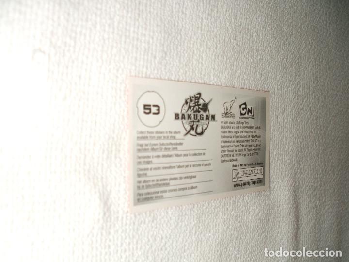 Coleccionismo cromos antiguos: Cromo Bakugan n&ordm; 53 - Foto 2