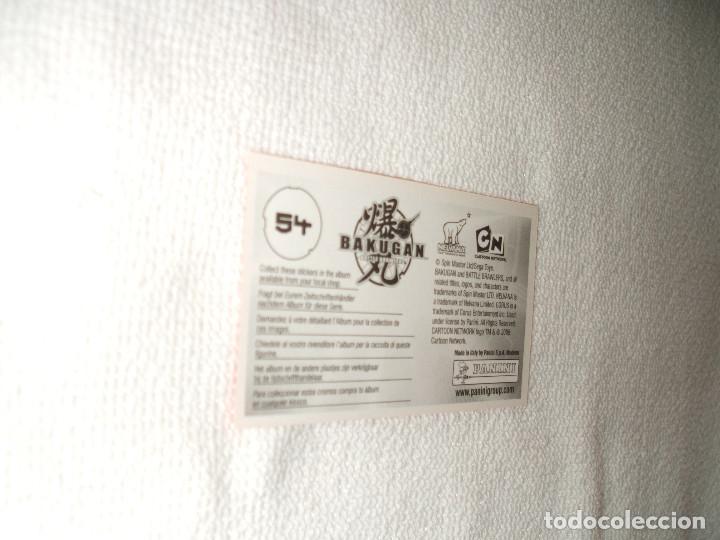 Coleccionismo cromos antiguos: Cromo Bakugan n&ordm; 54 - Foto 2