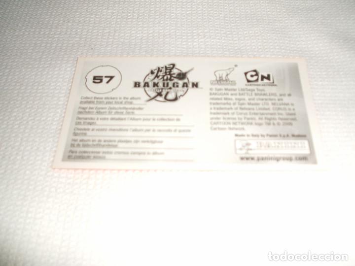 Coleccionismo cromos antiguos: Cromo Bakugan n&ordm; 57 - Foto 2