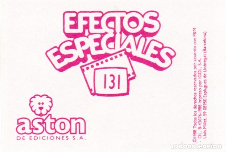 Coleccionismo cromos antiguos: CROMO EFECTOS ESPECIALES ASTON N&ordm; 131. ROBOTS - Foto 2