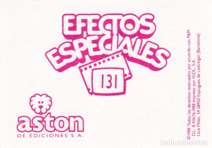 Coleccionismo cromos antiguos: CROMO EFECTOS ESPECIALES ASTON N&ordm; 131. ROBOTS - Foto 2
