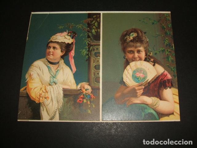 Coleccionismo cromos antiguos: CROMO DAMAS SIGLO XIX - Foto 1